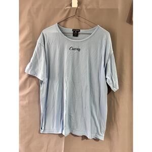 light blue shirt From The Brand Quail Hollow Featuring “curves” Size XL TG2041